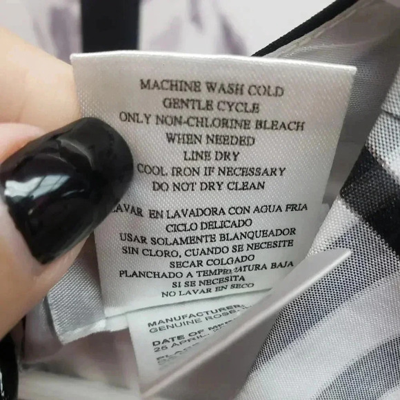 Jona Michelle Black and White Plaid Holiday Dress - Picture 6 of 6